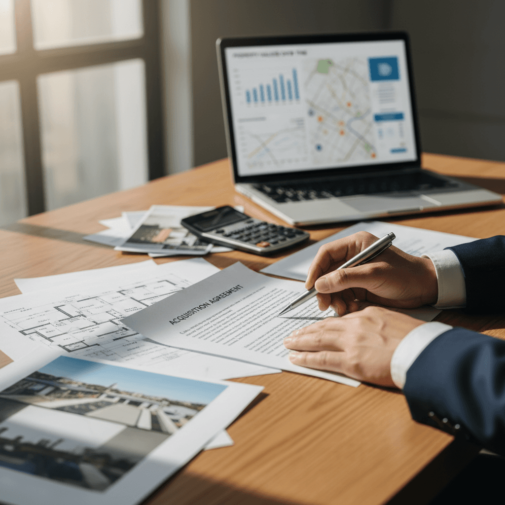 Property acquisitions and deal analysis